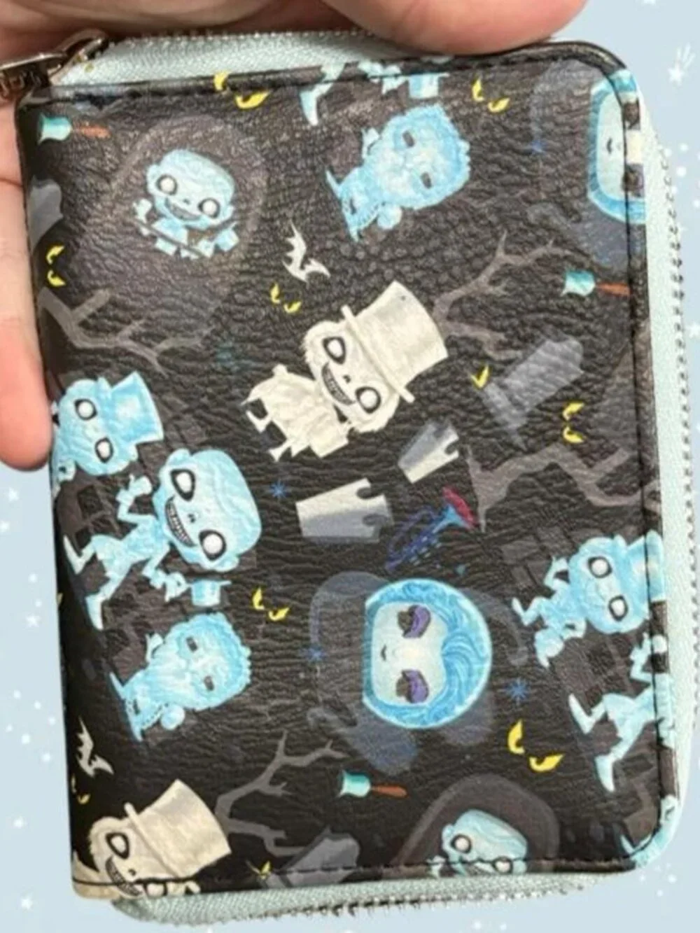 Loungefly Funko Disney Parks Haunted Mansion Zip Around Wallet